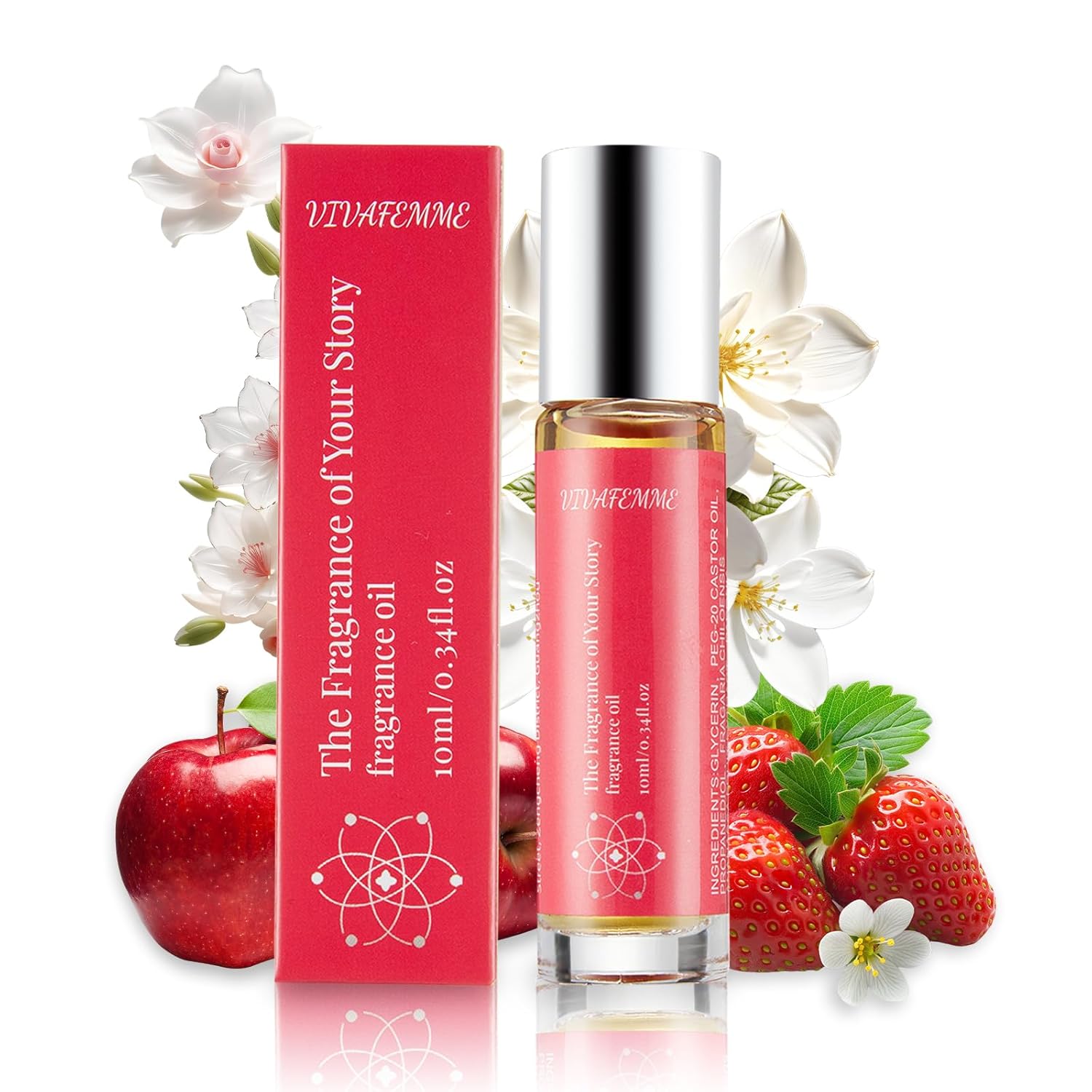 Pheromones Perfumes for Women, Long Lasting Roll On Perfume Oil, Trave