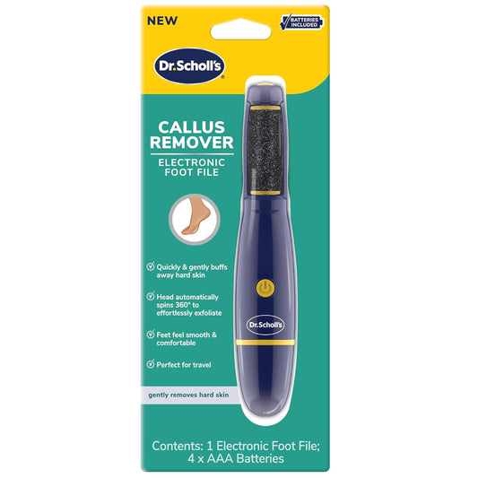 Dr. Scholl's Callus Remover Electronic Foot File, Electric Hard Skin R