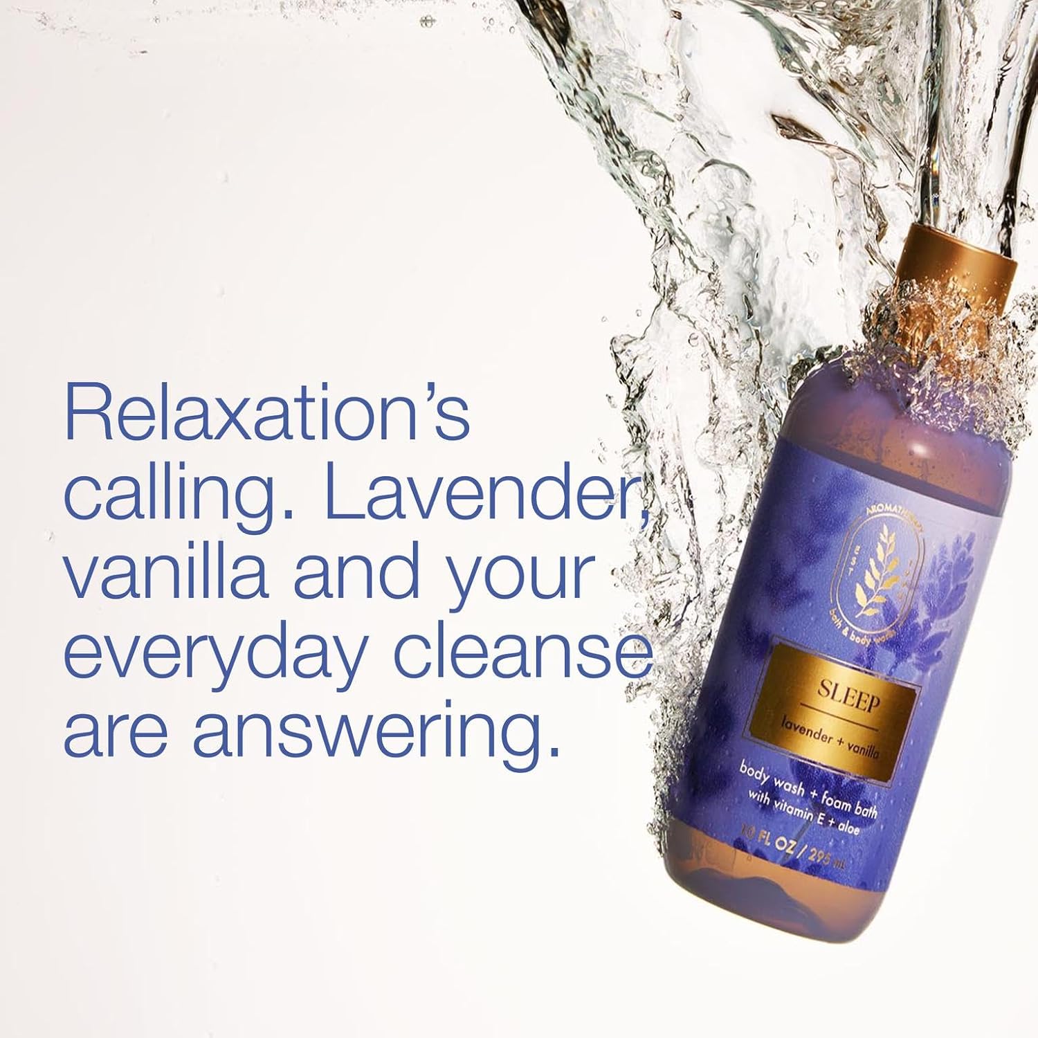 Bath & Body Works Lavender Vanilla Body Wash & Foam Bath, Aromatherapy