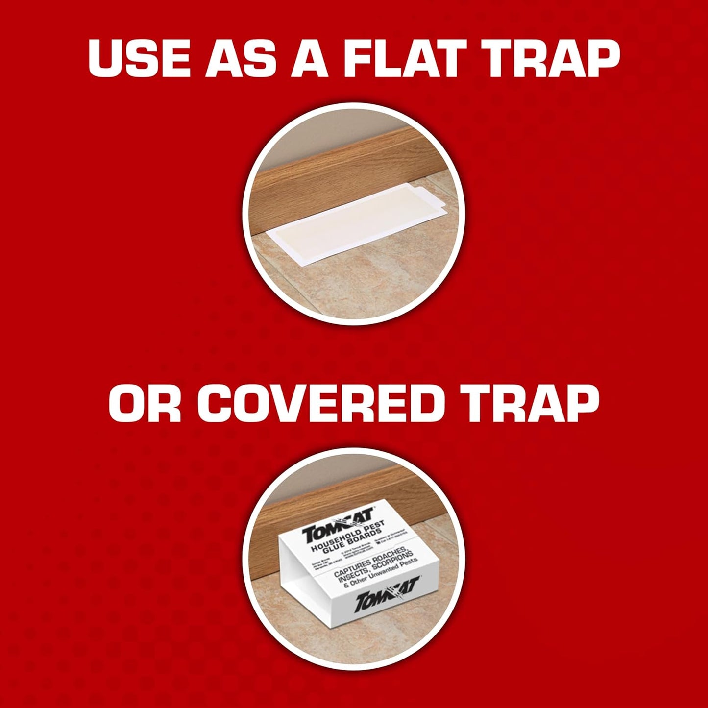 Tomcat Household Pest Glue Trap, 4-Pack