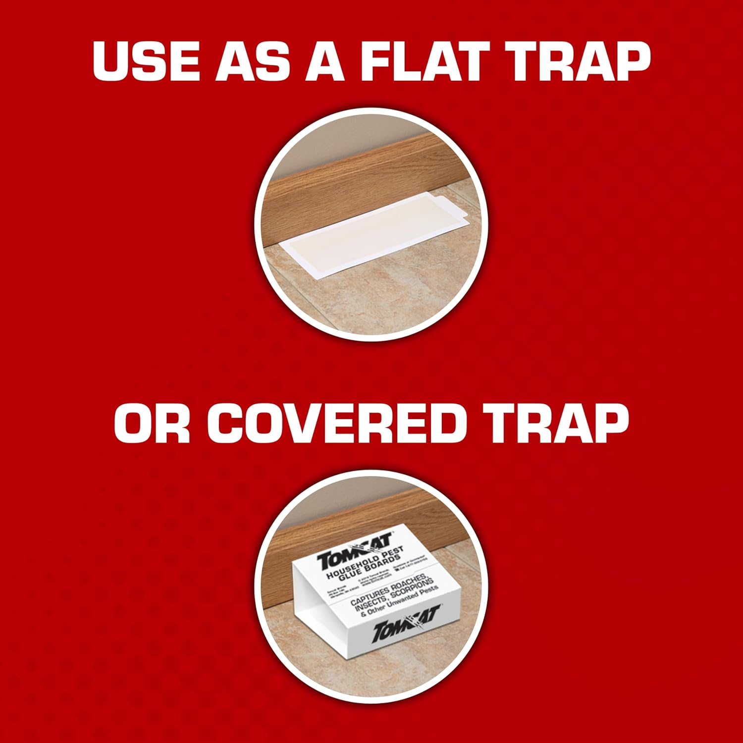 Tomcat Household Pest Glue Trap, 4-Pack