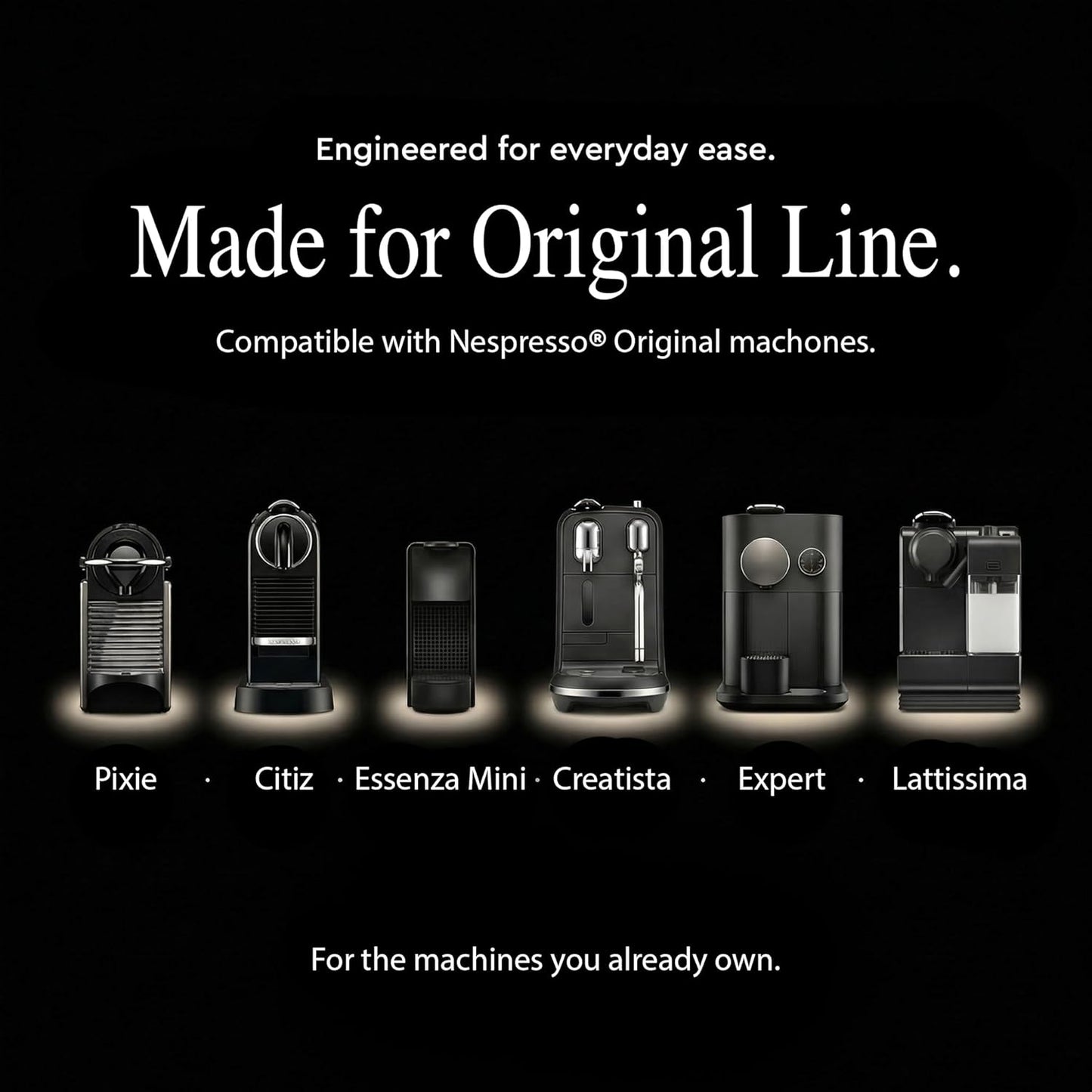 CARRARO Variety Pack - 100 Espresso Capsules Compatible with Nespresso Original Line Machines - Medium & Dark Roast Coffee Pods, Aluminum Capsules 10 Packs, Made in Italy (Premium Gift Box Not Included)