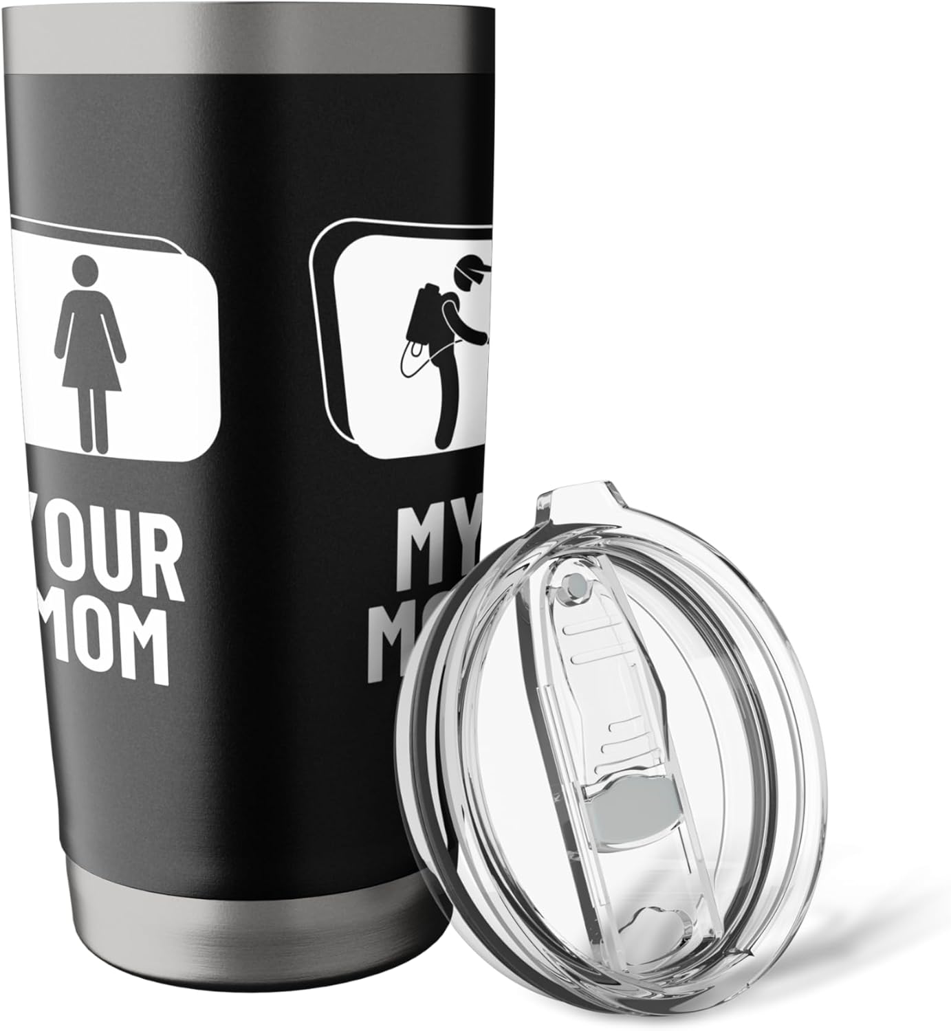 Pest Control Your Mom My Mom Son Daughter Funny Exterminator Stainless Steel Insulated Tumbler