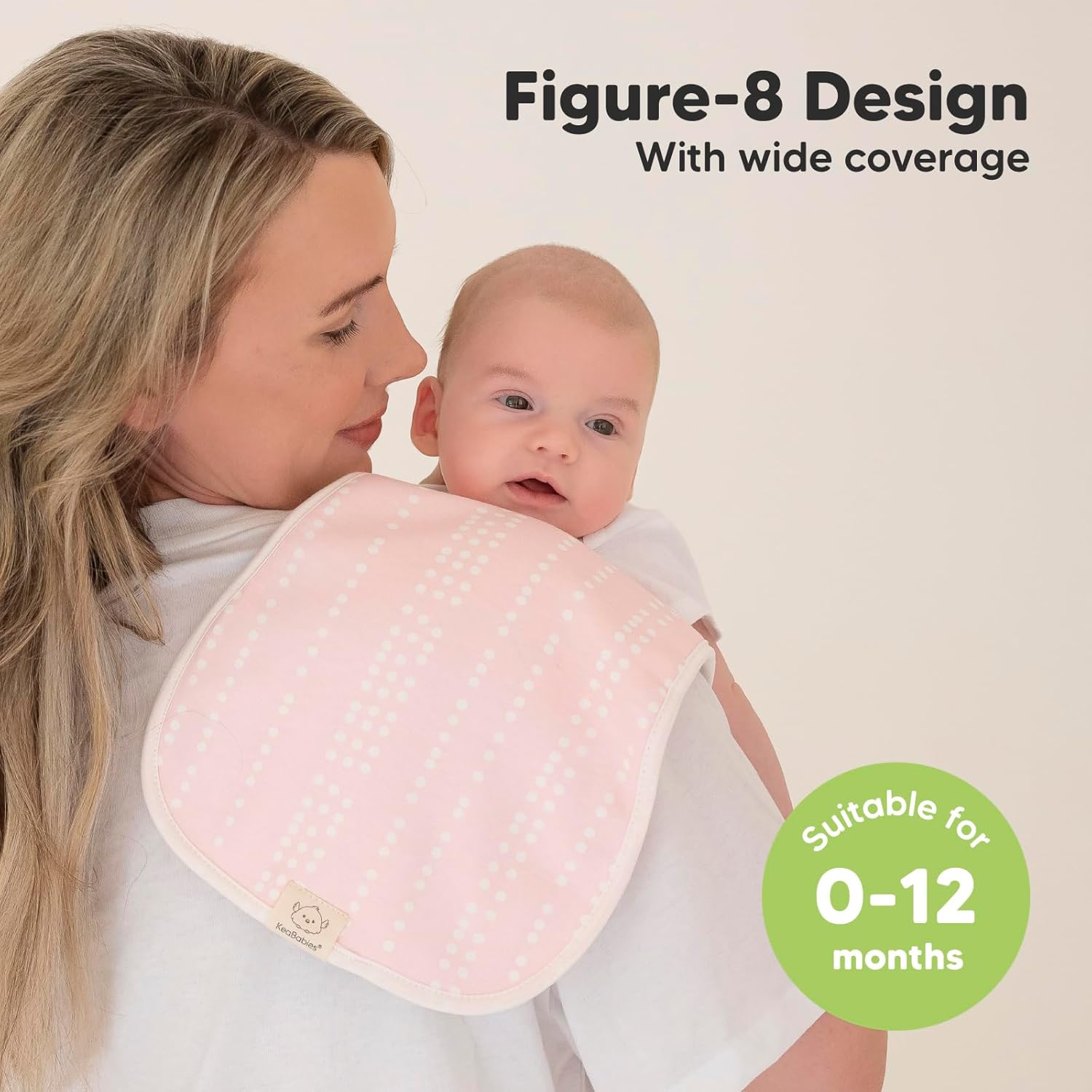 Organic Burp Cloths Baby Boy & Girl - 5-Pack Super Absorbent Cotton Bu