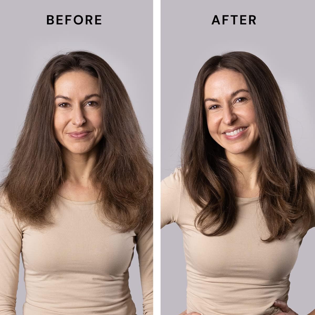 L'ANGE HAIR Le Volume 2-in-1 Titanium Blow Dryer Brush | Frizz Control
