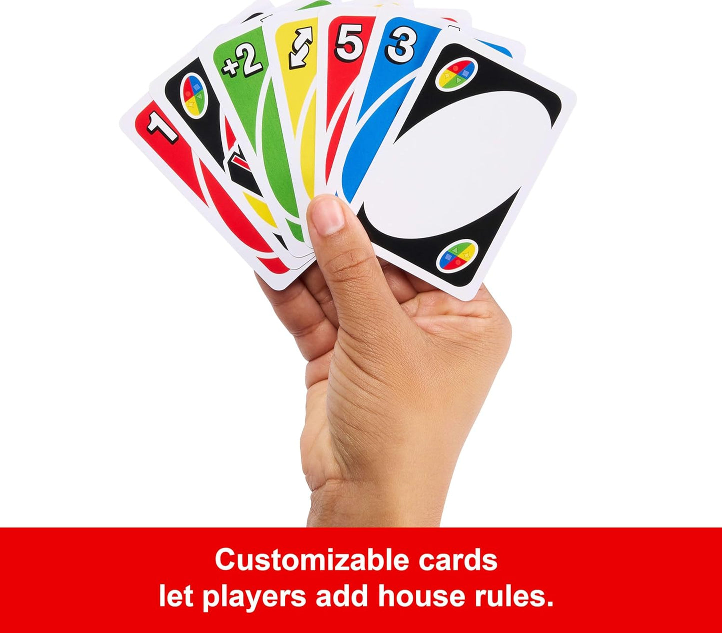 Mattel Games UNO Card Game in Travel & Storage Tin for Kid, Adult & Fa