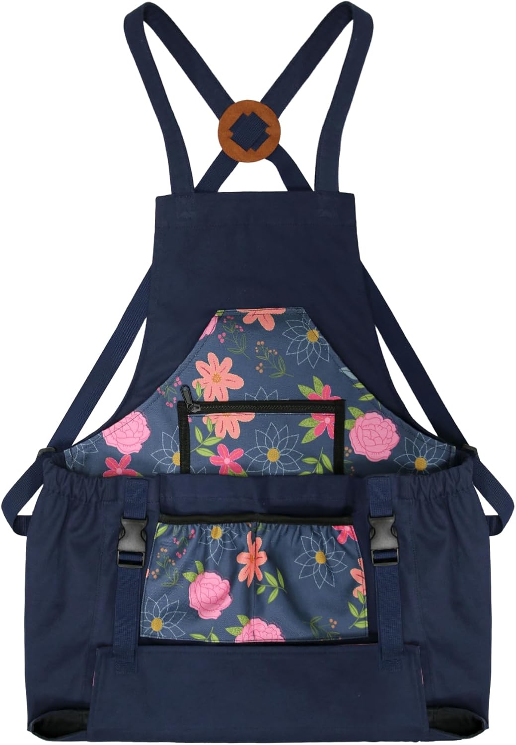 Gardening Apron with Quick Release Pockets for Women and Men, Water Resistant Picking Pouch