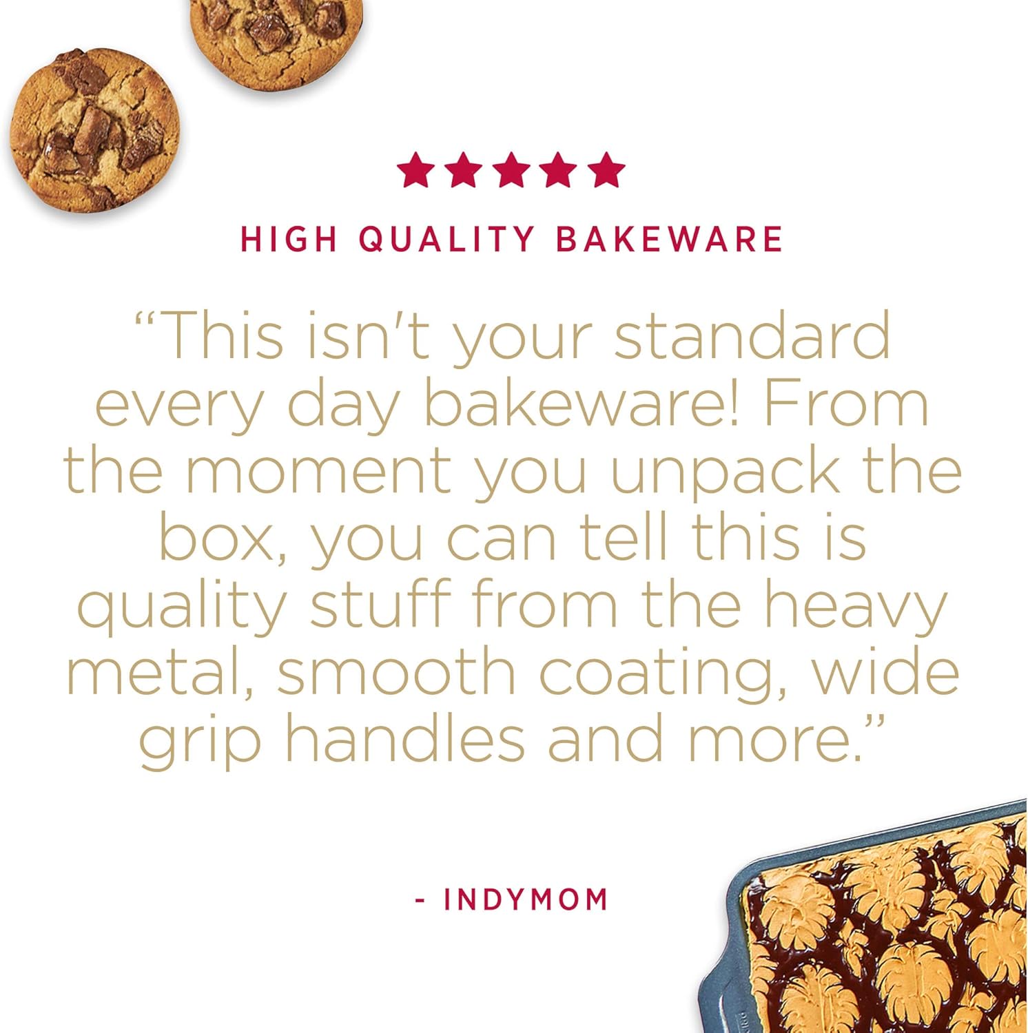 All-Clad Pro-Release Nonstick Bakeware Set 10 Piece Oven Safe 450F Hal
