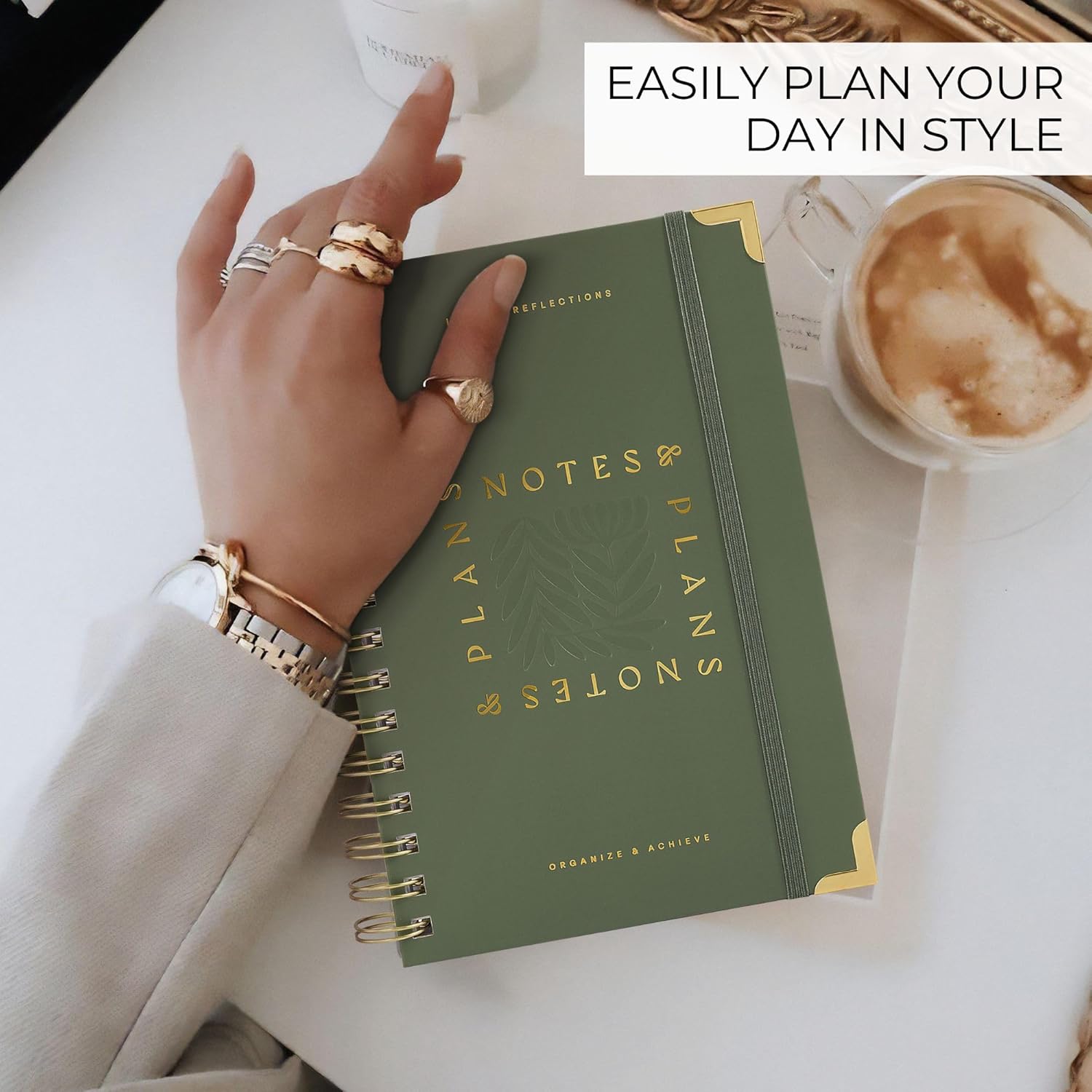 Aesthetic Daily Planner And Notebook With Hourly Schedule - Beautiful 
