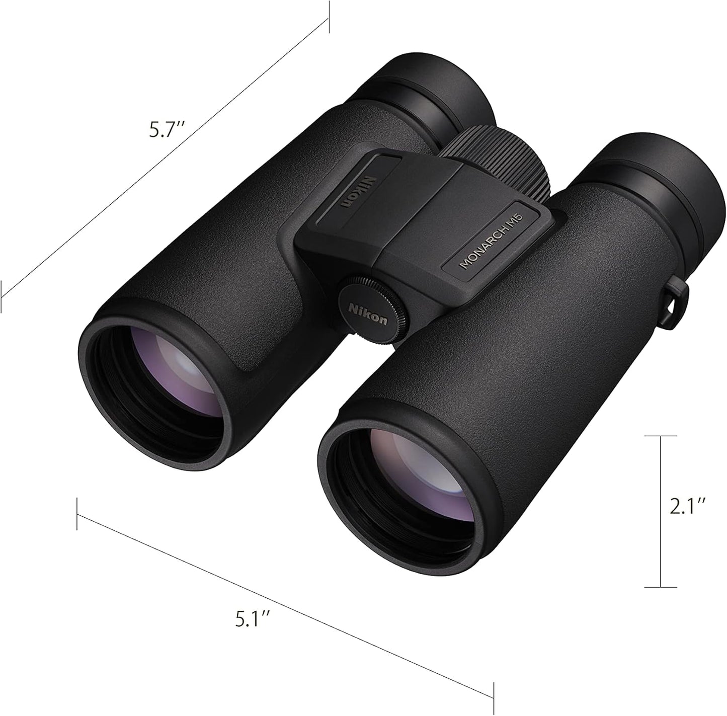 Nikon Monarch M5 8x42 Binocular | Waterproof, fogproof, Rubber-Armored Binocular with ED Glass, Long Eye Relief | Official Nikon USA Model