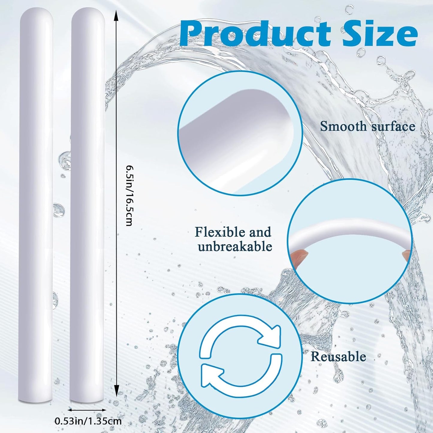Drying Rod Stick for Toys, Reusable Diatom Desiccant & Deodorizer with Quick Drying Water Absorption, Durable Moisture-Proof Dehumidifier for Bathroom, Closet and Multi-Purpose Humidity Control