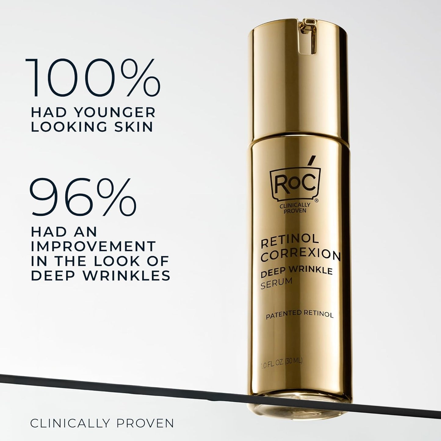 RoC Retinol Correxion Deep Wrinkle Retinol Face Serum with Ascorbic Ac