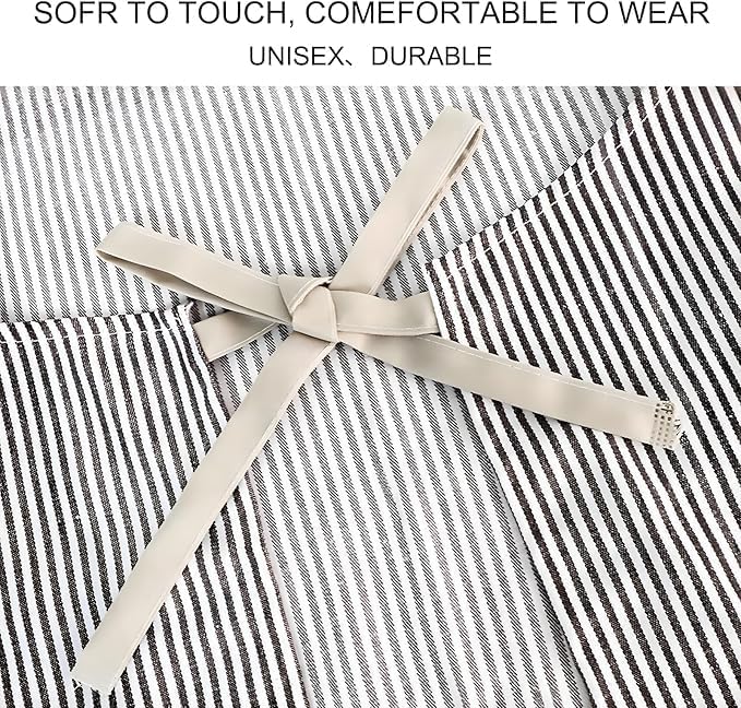 2 Pack Apron, Cooking Kitchen Aprons, Adjustable Bib Apron with 2 Pock