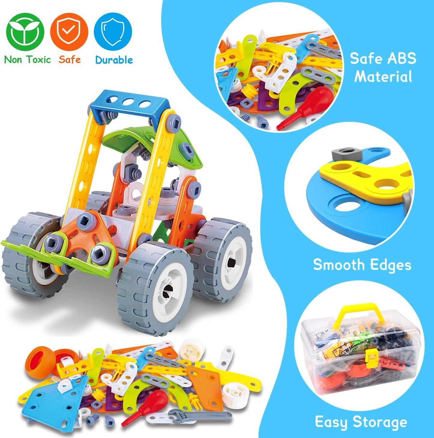 10 in 1 STEM Toys for 4 5 6 7 8+ Year Old Boy Girl Birthday Gifts Buil