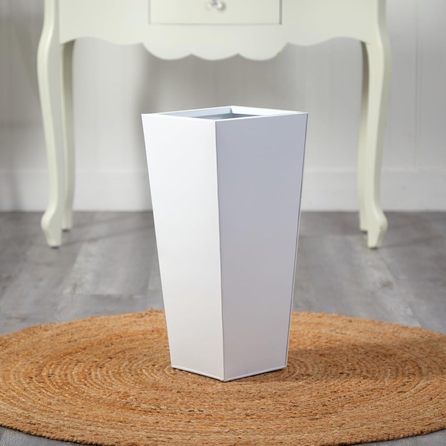 Nearly Natural 22in. Decorative Metal Tower Planter