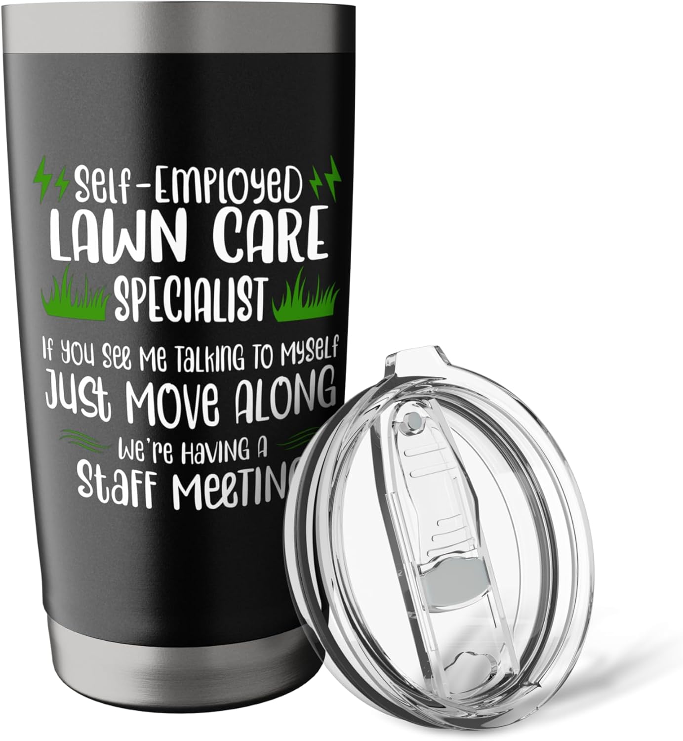 Self Employed Lawn Care Specialist Stainless Steel Insulated Tumbler