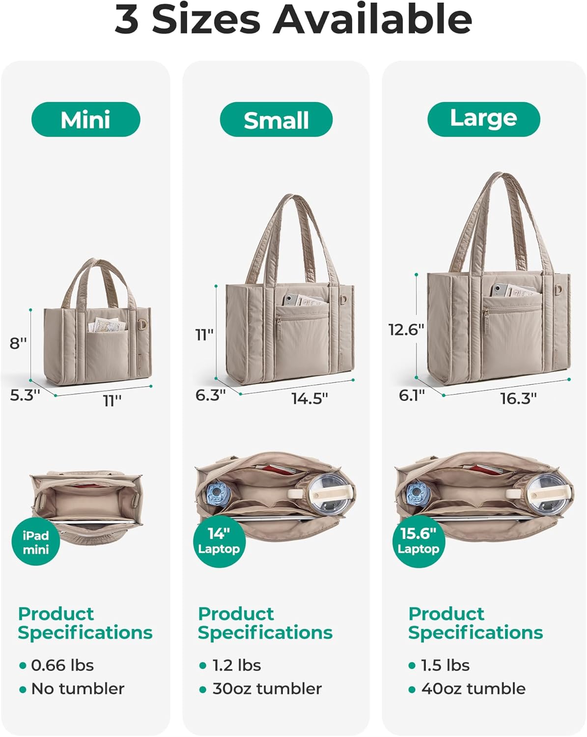 BAGSMART Boxy Tote Bag for Women, Crossbody Bag with Zipper, Crush Bow