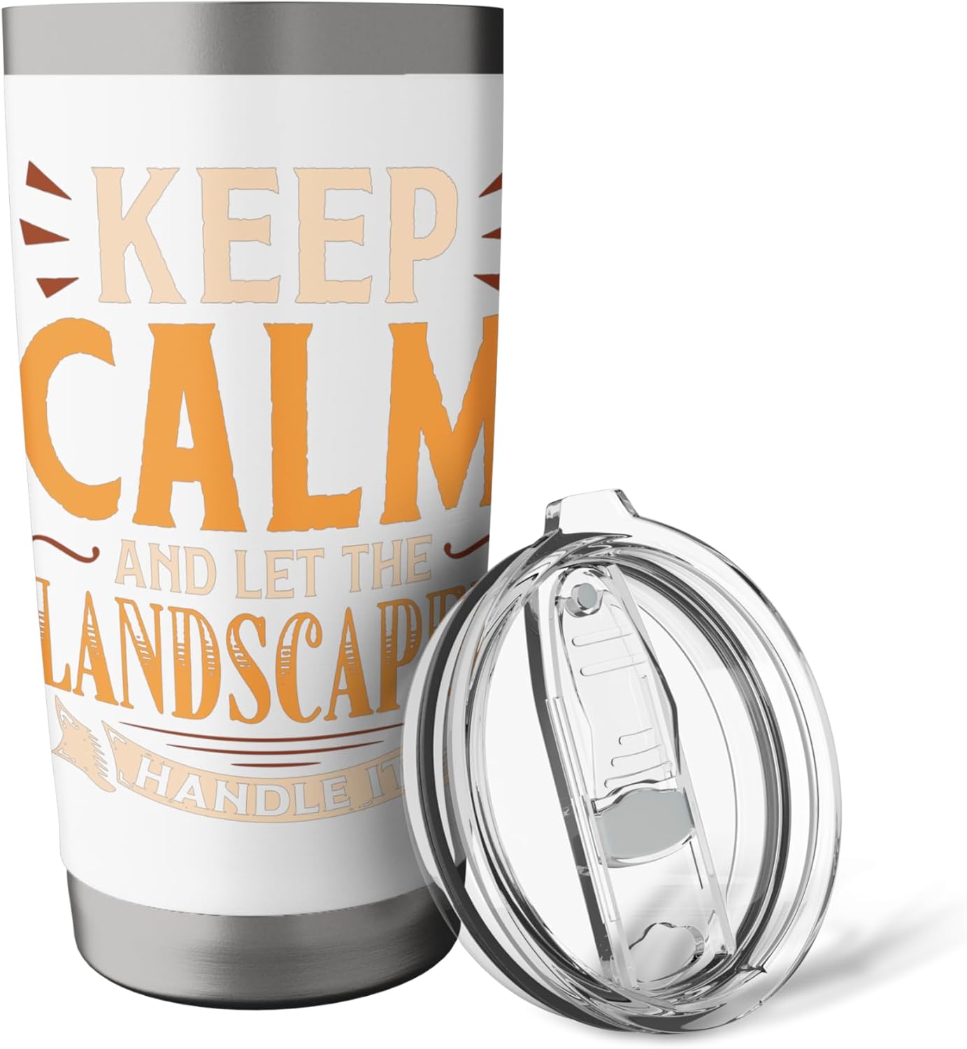 Keep Calm And Let The Landscaper Handle It I Landscaper Stainless Steel Insulated Tumbler