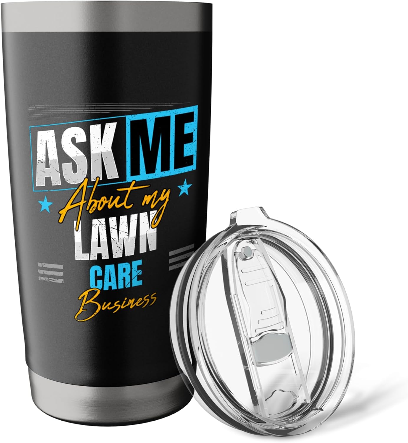 Lawn Care Business Stainless Steel Insulated Tumbler