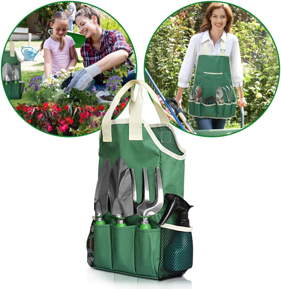 GardenHOME 11-Piece Gardening Tool Set – Garden Kit with Tote Bag, Apr
