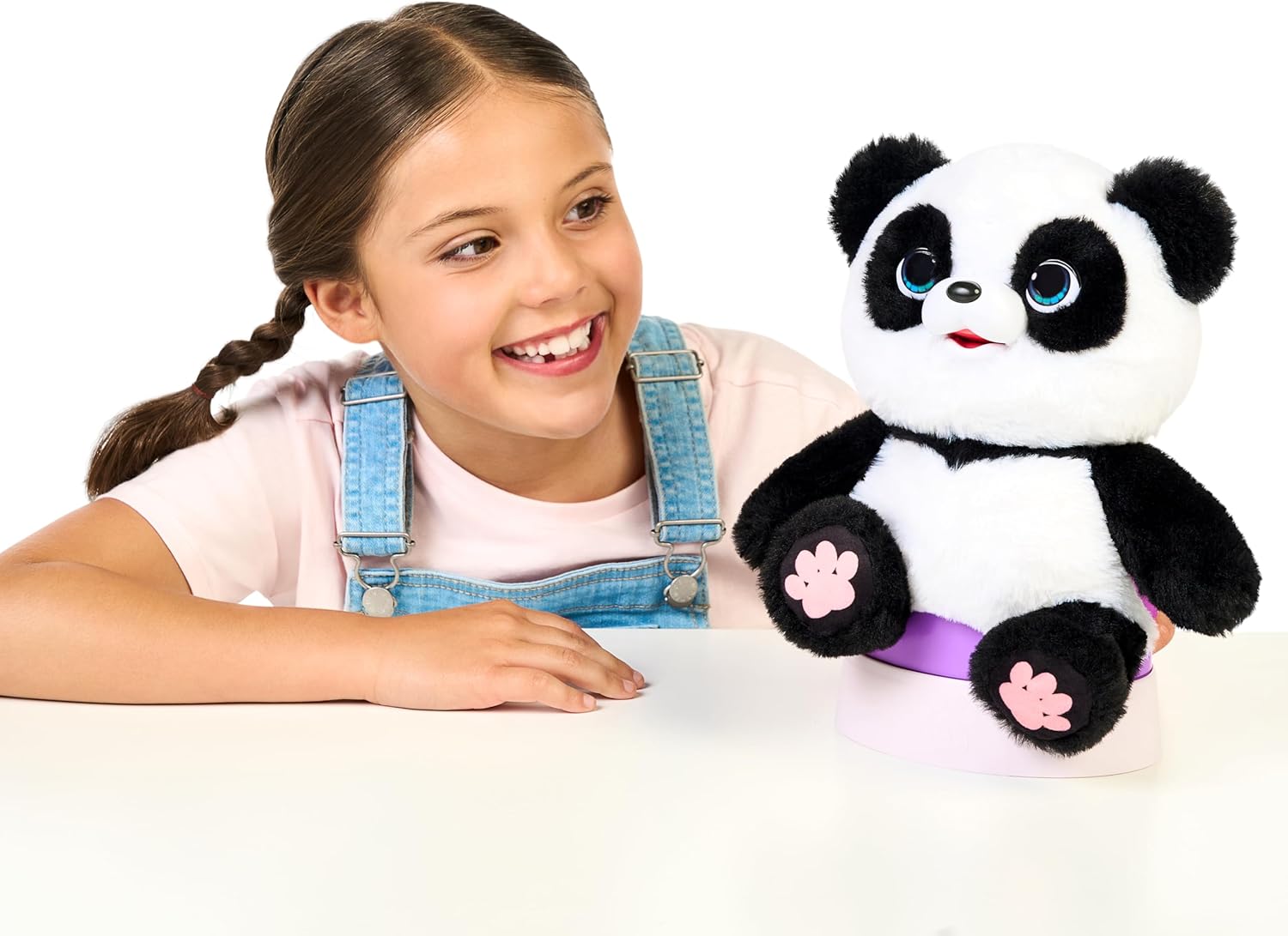 Little Live Pets My Baby Panda ChuChu Plush - Interactive Sounds, Feed