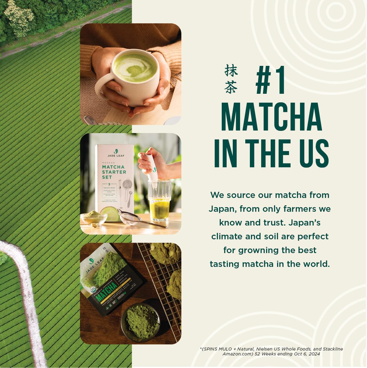 Jade Leaf Matcha Organic Matcha Latte Mix - Lightly Sweet Japanese Matcha Green Tea Powder with Organic Cane Sugar for Café Style Blend, 5.3 Ounce / 150g (Pack of 1)