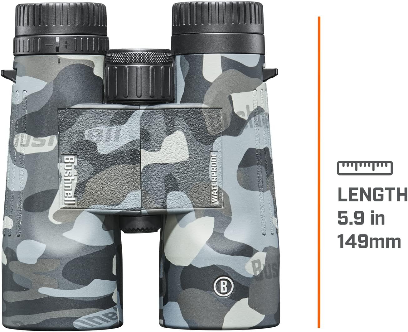Bushnell Blackout Camo 10x42 IPX7 Waterproof Binoculars with Fully-Multi Coated Lenses and Durable Rubber Armor, Binoculars for Hunting, Boating Birdwatching