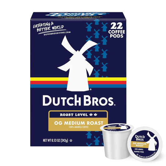 Dutch Bros® OG Medium Roast, 22 Count, Medium Roast, Single Serve Coff