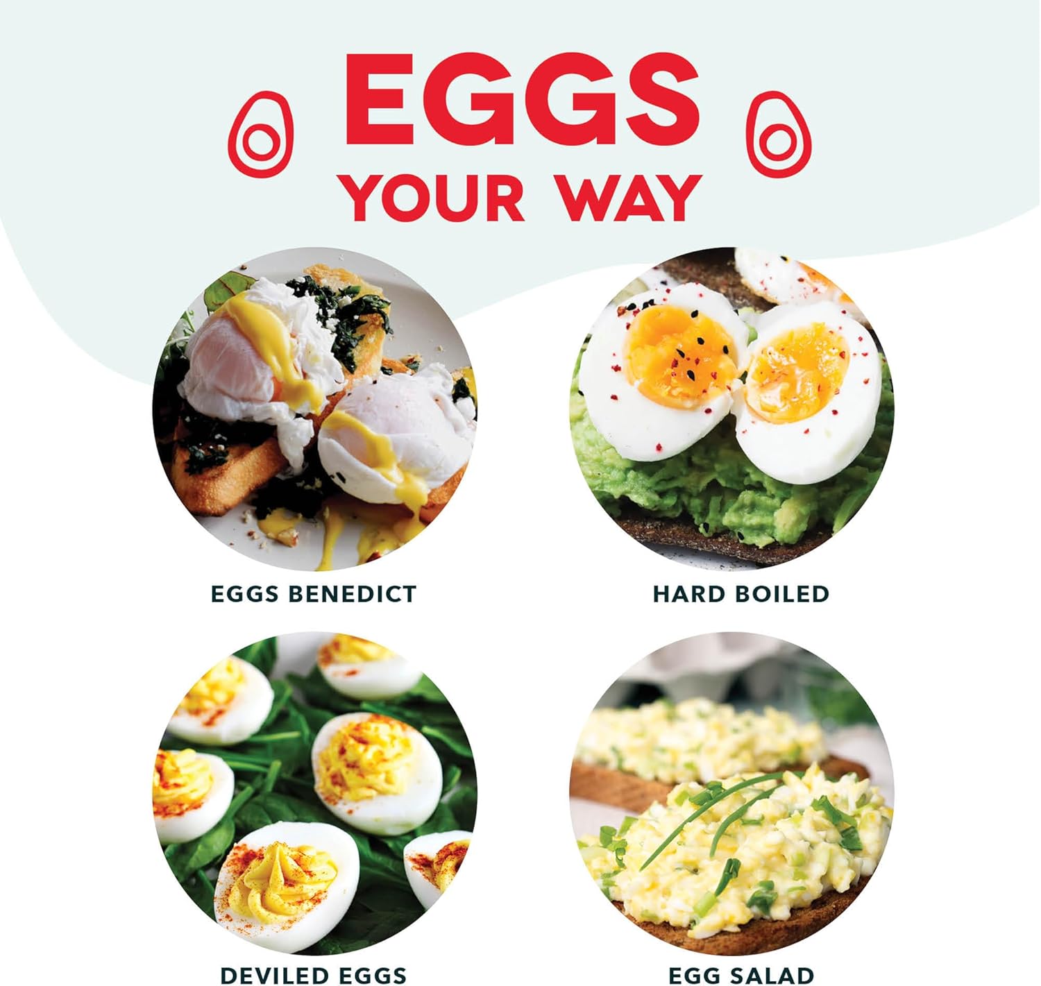 Dash Rapid Egg Cooker - Boiler, Poacher & Steamer - Includes Measuring