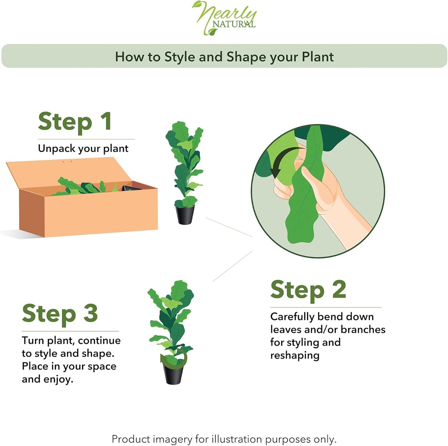 Nearly Natural Artificial Dieffenbachia, Floor Plant Faux Greenery With Decorative Planter For Indoor Home Decor