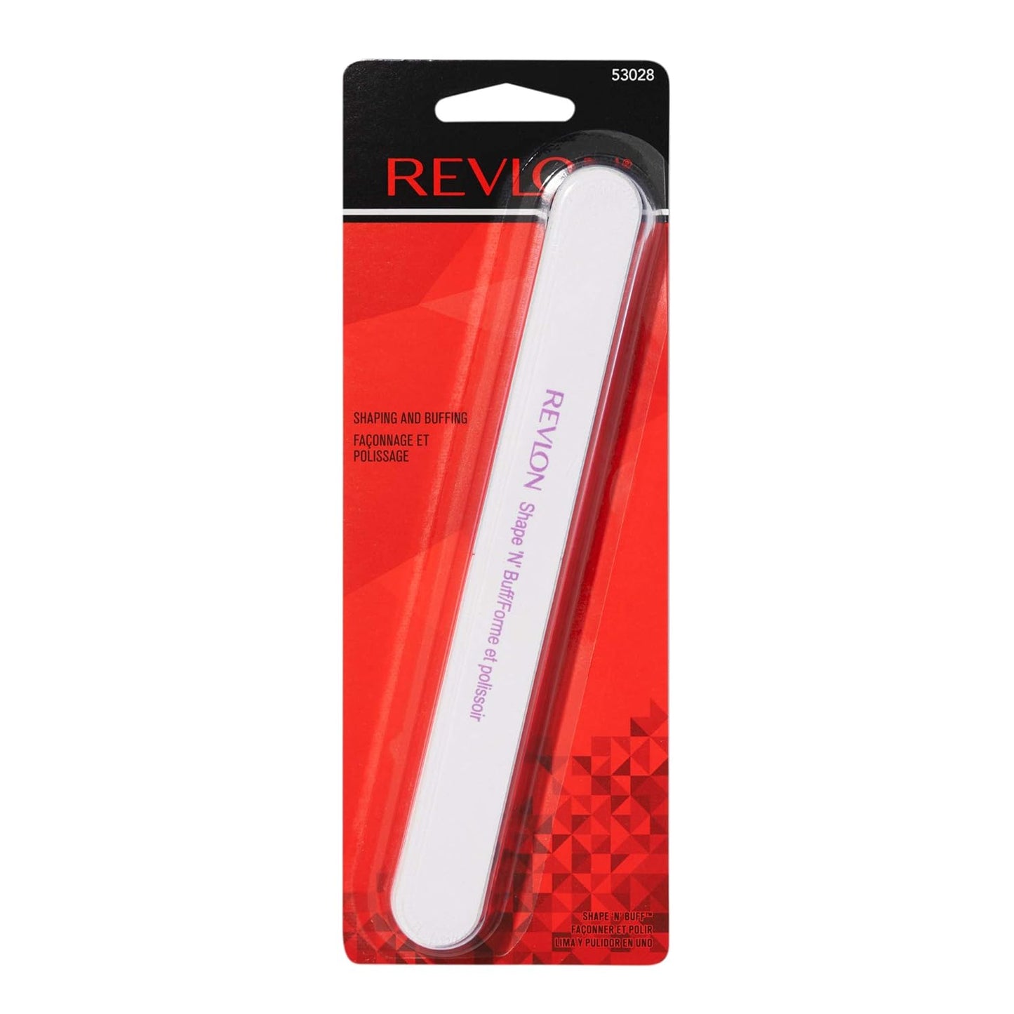 Revlon Shape 'N' Buff Nail Buffer Block, All-in-One Manicure Tool for 