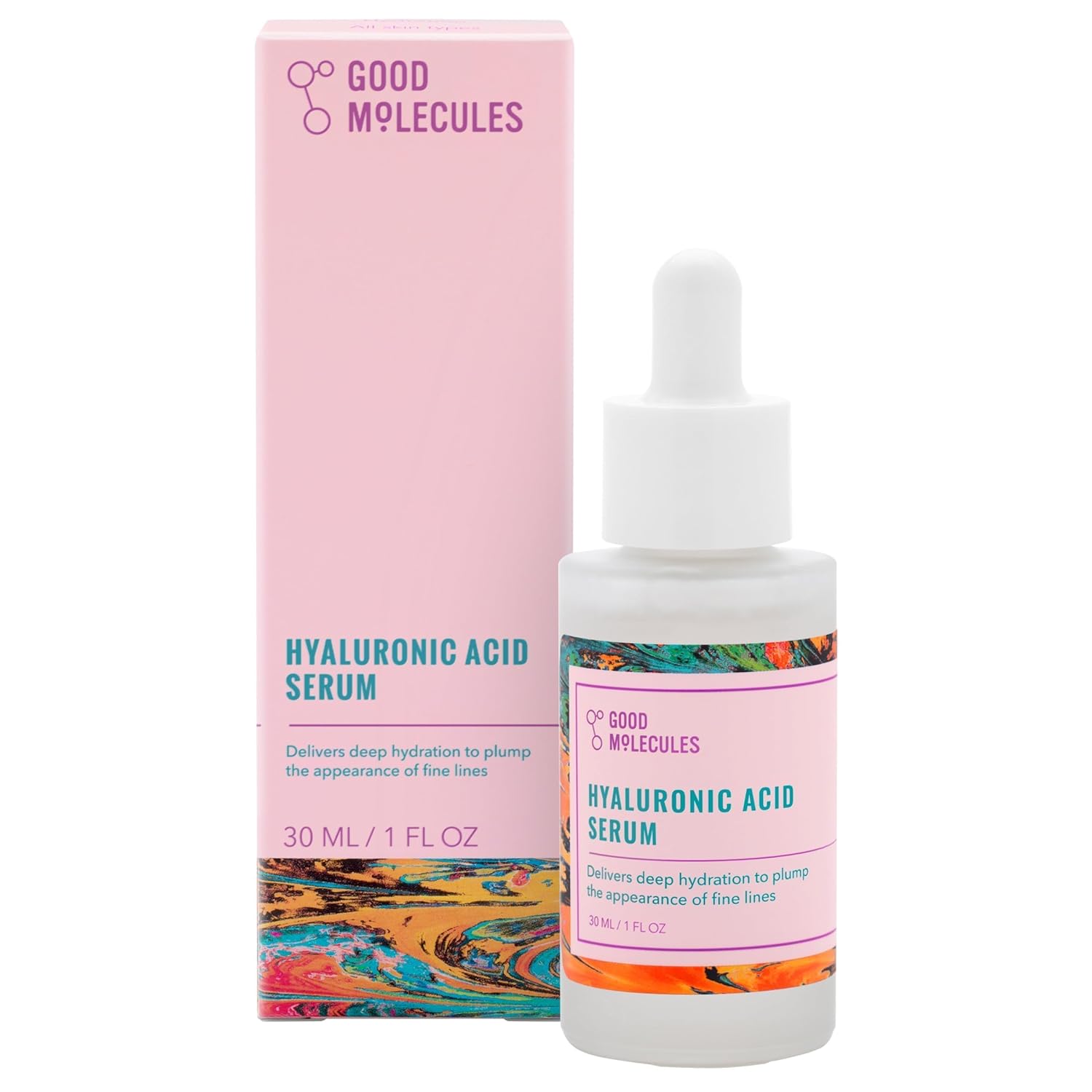 Good Molecules Hyaluronic Acid Serum - 1% Hyaluronic Acid Non-greasy U