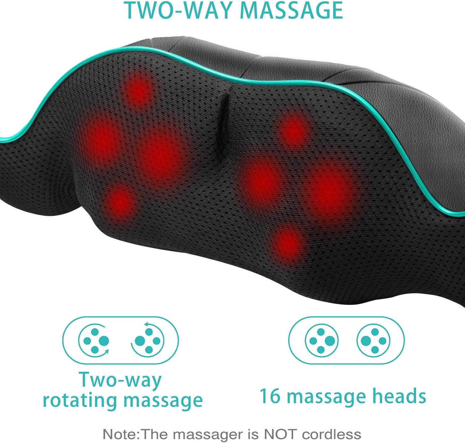 AERLANG Fathers Day Dad Gifts Neck Massger,Shiatsu Neck and Back Massa