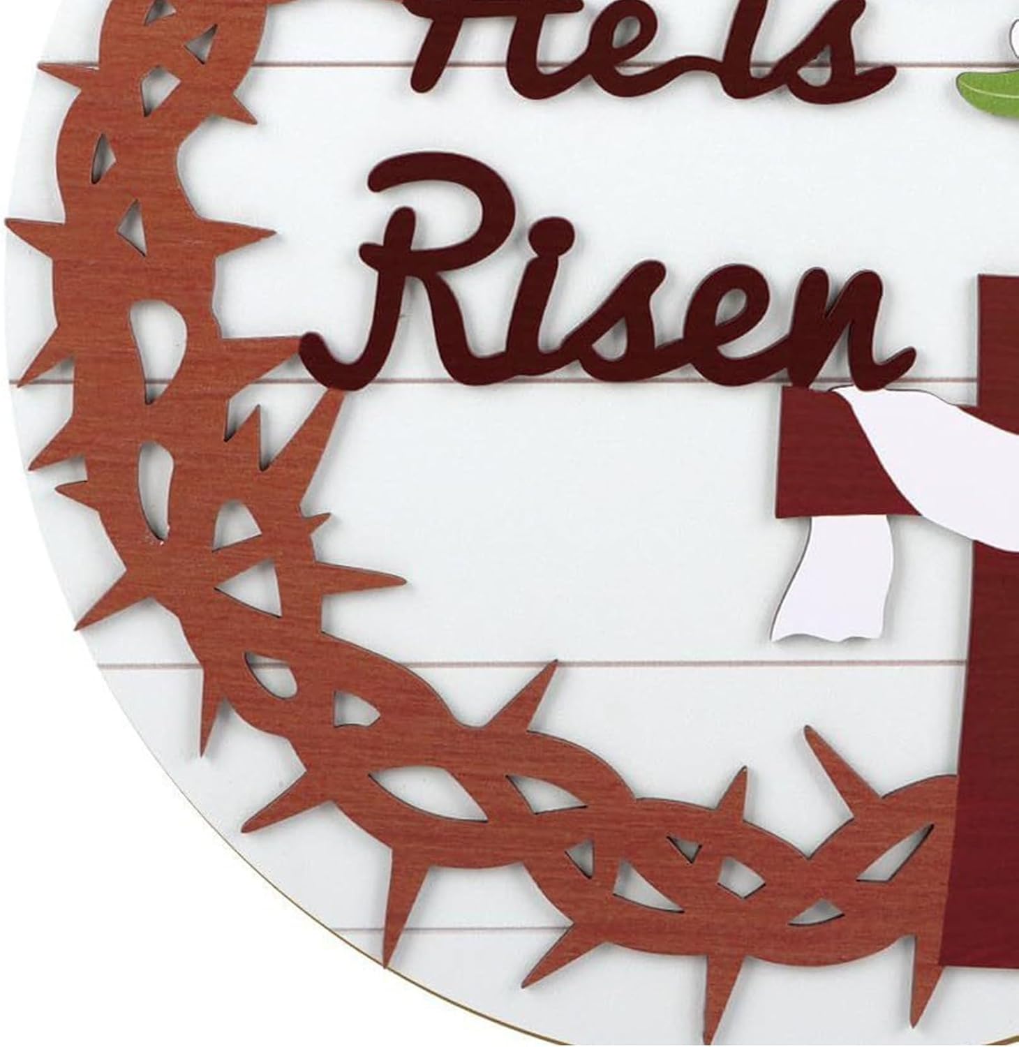 Rustic Wooden Hanger - Aesthetic Easter Door Sign, Spring Welcome Wall