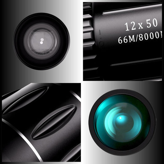 Monoculars for Adults High Powered,BAK4 Prism Monocular Scope with Large Eyepiece,Portable Telescopic Carabiner, Compact Handheld monoscope for Bird Watching,Hiking & Travel