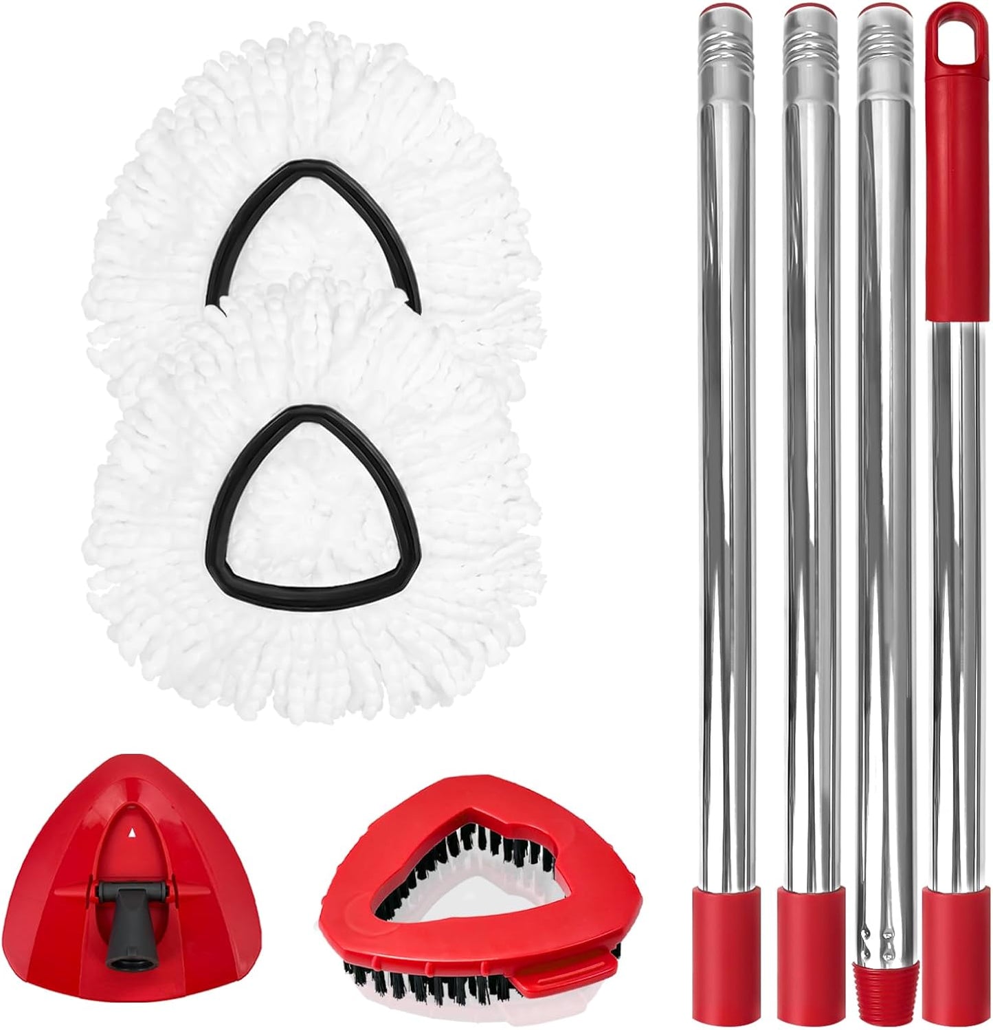 Spin Mop Replacement Set for O-Ceda EasyWring 1-Tank System, Includes 