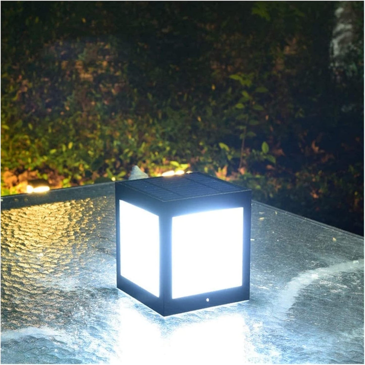 Courtyard Light Solar Post Lamp Outdoor Fence Gate Pillar Column Lights Wall Waterproof Patio Garden Villa Street Decor