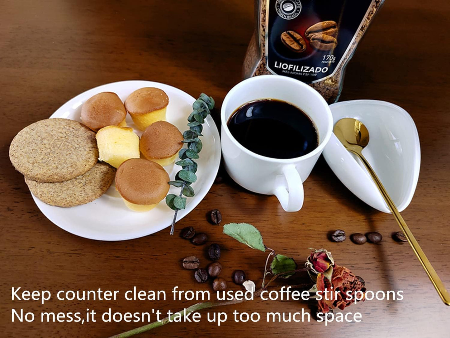 Coffee Spoon Rest, Mini Coffee Spoon Holder, Small Ceramic Spoon Rest 
