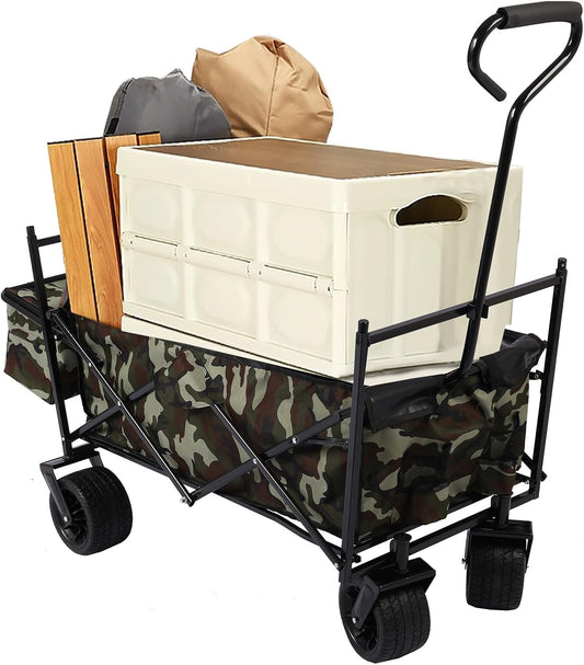 Collapsible Garden Cart, One Size, Camouflage