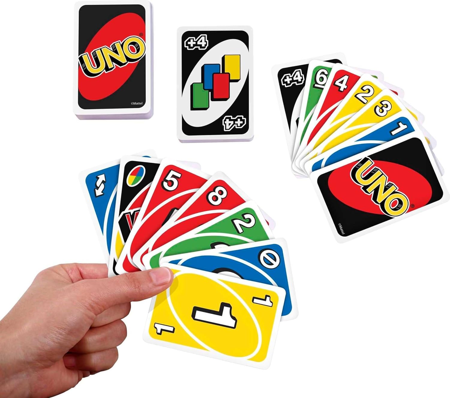 UNO - Classic Colour & Number Matching Card Game - 112 Cards - Customi