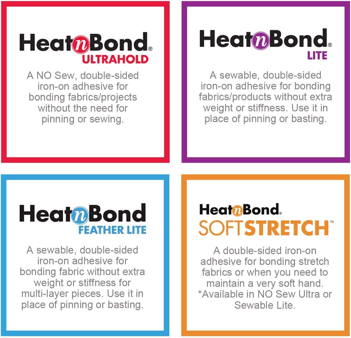 HeatnBond UltraHold Iron-On Adhesive, 17 Inches x 1 Yard