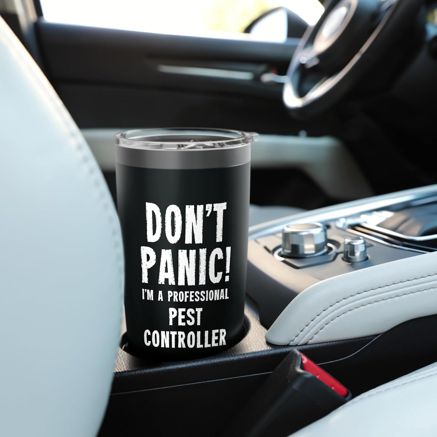 Funny Pest Controller Stainless Steel Insulated Tumbler