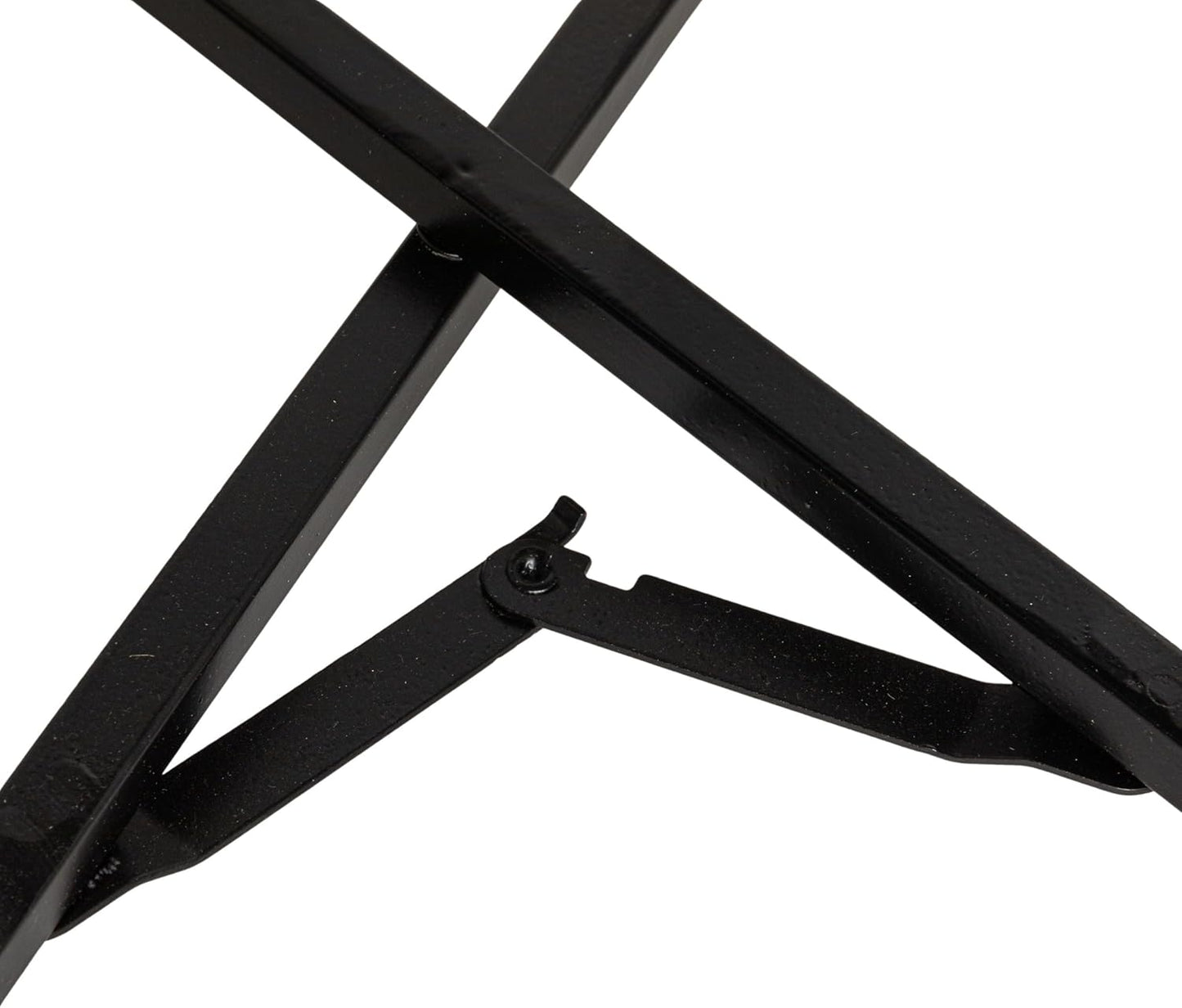 Creative Co-Op Modern Arched Metal Plant Stand or Shelf with 3 Round Removable Rattan Trays, Black