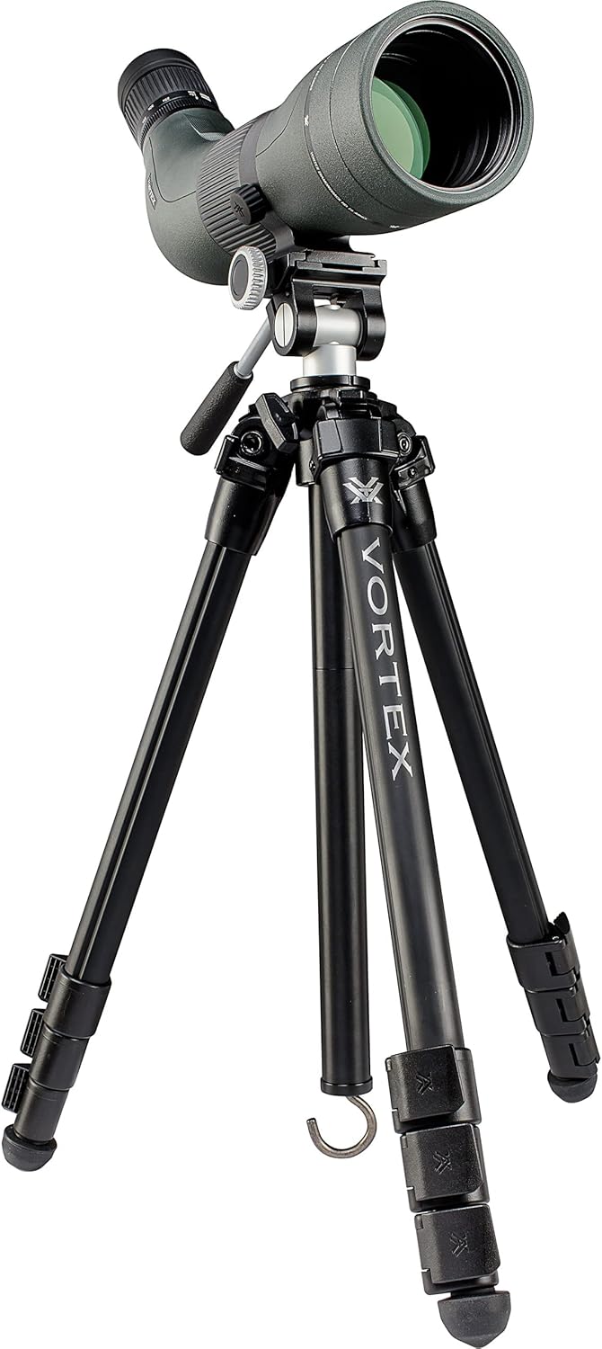 Vortex Optics Mountain Pass Tripod Kit - 2-Way Pan Head, 22 lb Max Loa