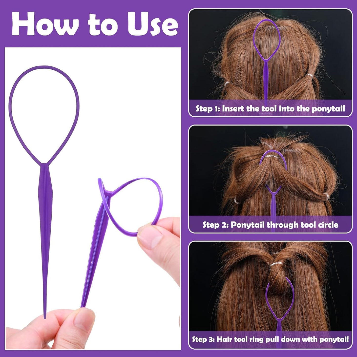 32 Colors Small Hair Rubber Bands with 16 Styling Tools, 2000 Pcs Elas