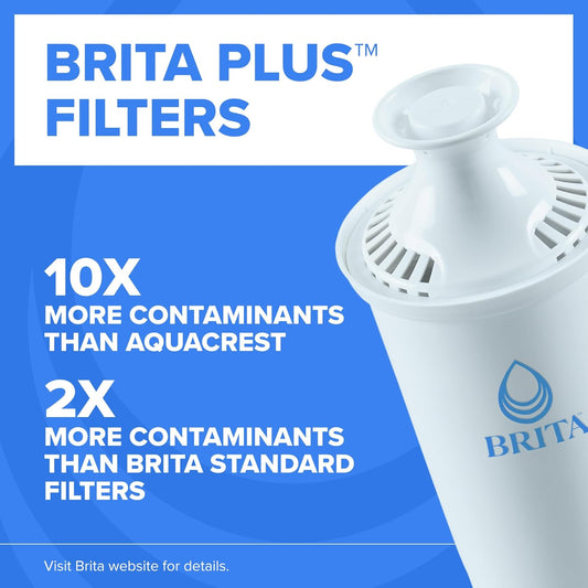 Brita Plus Water Filter, BPA-Free, High-Density Replacement Filter for