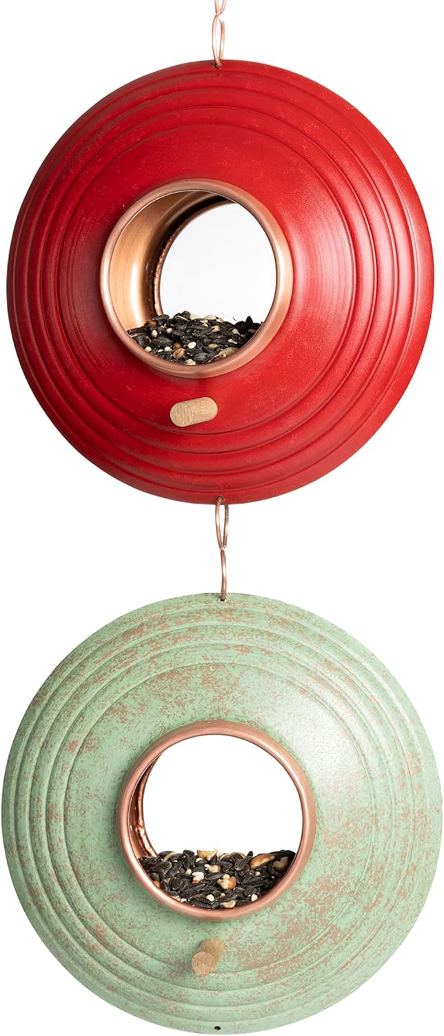Good Directions Fly-Thru Bird Feeder, Verde