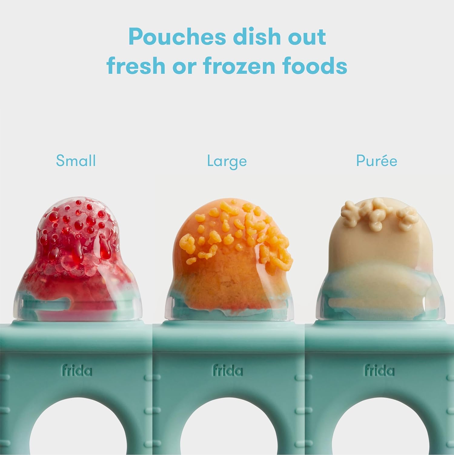 Frida Baby Push Pop Silicone Feeder, Baby Fruit Food Feeder to Safely 