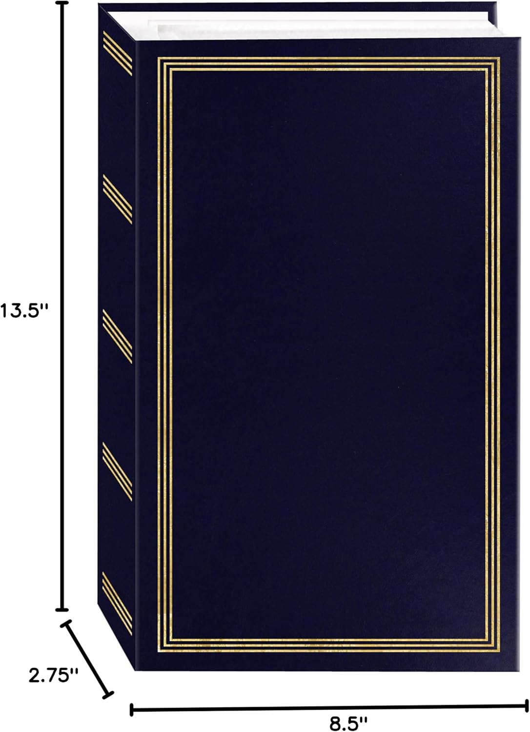 Pioneer Photo Albums STC-504 Navy Blue Photo Album, 504 Pockets 4"x6", 1 Count (Pack of 1)