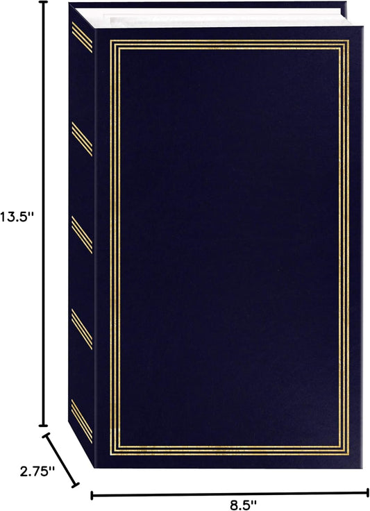 Pioneer Photo Albums STC-504 Navy Blue Photo Album, 504 Pockets 4"x6", 1 Count (Pack of 1)